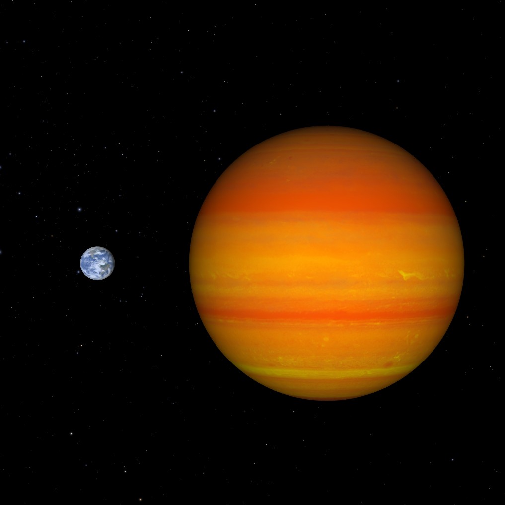Rappresentazione artistica del pianeta HATS-72b Image credit Exoplanet Catalog NASA
