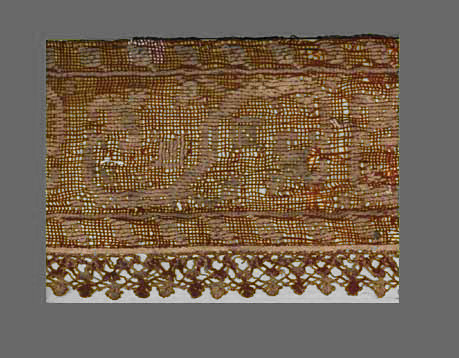 Buratto in seta e lino (sec. XVI - XVII)